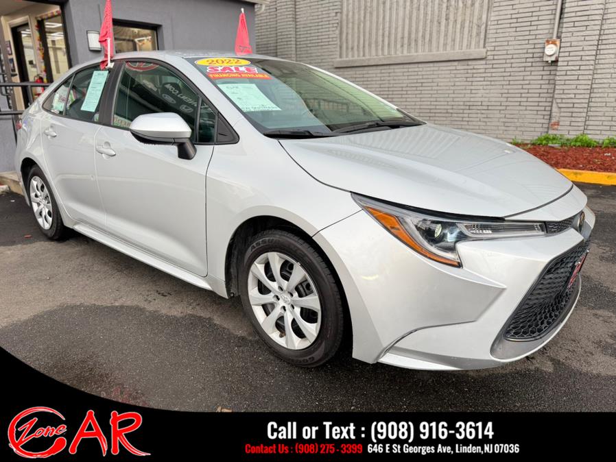 2022 Toyota Corolla LE CVT (Natl), available for sale in Linden, New Jersey | Car Zone. Linden, New Jersey 2022 Toyota Corolla LE CVT (Natl), available for sale in Linden, New Jersey | Car Zone. Linden, New Jersey