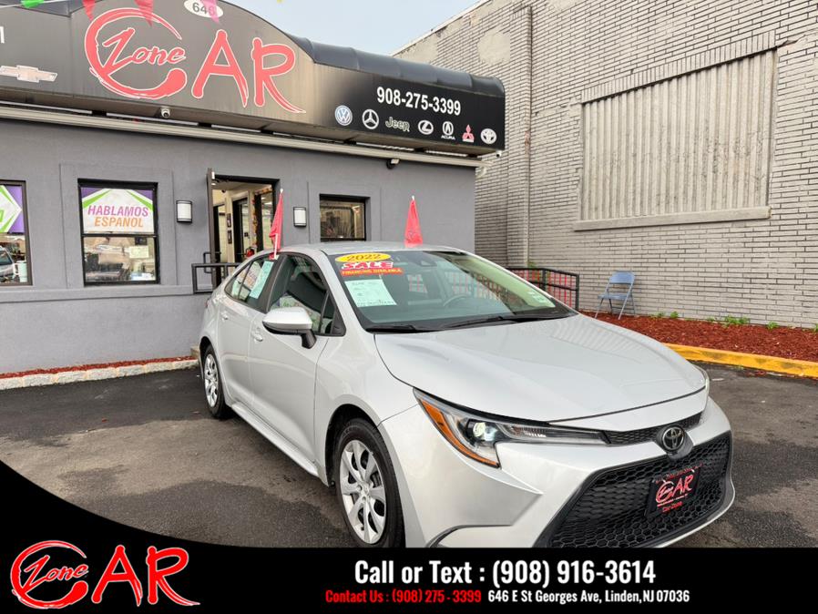 2022 Toyota Corolla LE CVT (Natl), available for sale in Linden, New Jersey | Car Zone. Linden, New Jersey 2022 Toyota Corolla LE CVT (Natl), available for sale in Linden, New Jersey | Car Zone. Linden, New Jersey