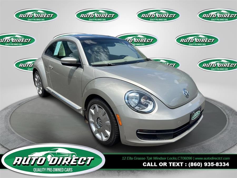 2013 Volkswagen Beetle 2dr Cpe Auto 2.5L PZEV, available for sale in Windsor Locks, Connecticut | Auto Direct LLC. Windsor Locks, Connecticut 2013 Volkswagen Beetle 2dr Cpe Auto 2.5L PZEV, available for sale in Windsor Locks, Connecticut | Auto Direct LLC. Windsor Locks, Connecticut