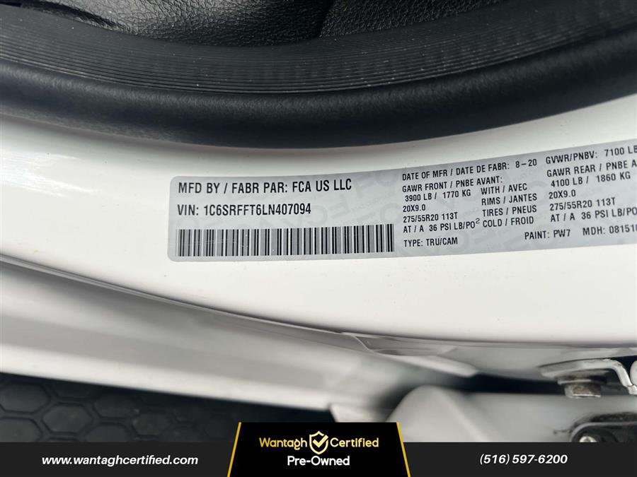 2020 Ram 1500 Big Horn 4x4 Crew Cab 5'7" Box, available for sale in Wantagh, New York | Wantagh Certified. Wantagh, New York 2020 Ram 1500 Big Horn 4x4 Crew Cab 5'7" Box, available for sale in Wantagh, New York | Wantagh Certified. Wantagh, New York