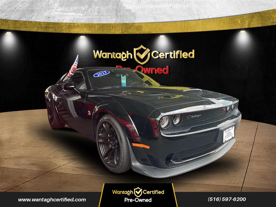 2023 Dodge Challenger R/T Scat Pack Widebody RWD, available for sale in Wantagh, New York | Wantagh Certified. Wantagh, New York 2023 Dodge Challenger R/T Scat Pack Widebody RWD, available for sale in Wantagh, New York | Wantagh Certified. Wantagh, New York