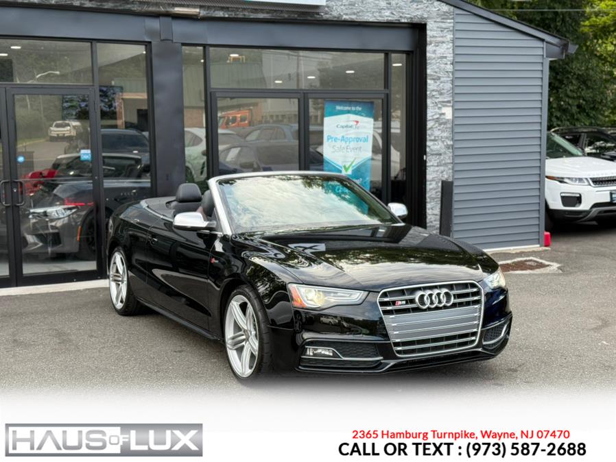 2014 Audi S5 2dr Cabriolet Premium Plus, available for sale in Wayne, New Jersey | Haus of Lux. Wayne, New Jersey 2014 Audi S5 2dr Cabriolet Premium Plus, available for sale in Wayne, New Jersey | Haus of Lux. Wayne, New Jersey