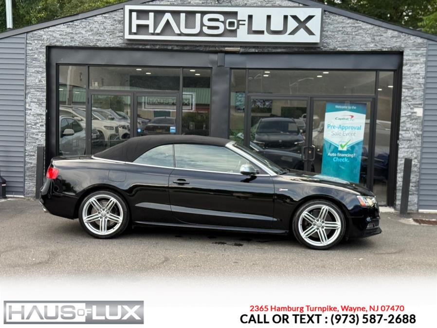 2014 Audi S5 2dr Cabriolet Premium Plus, available for sale in Wayne, New Jersey | Haus of Lux. Wayne, New Jersey 2014 Audi S5 2dr Cabriolet Premium Plus, available for sale in Wayne, New Jersey | Haus of Lux. Wayne, New Jersey