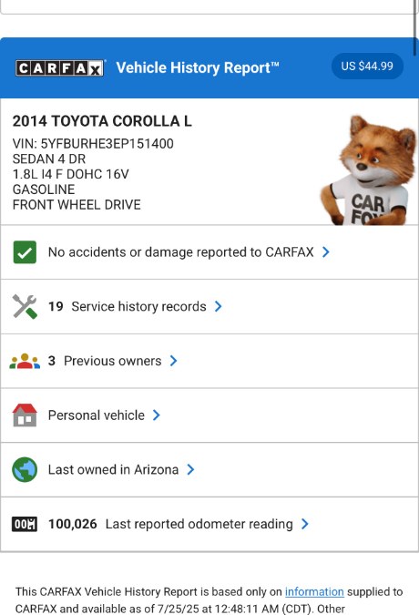2014 Toyota Corolla LE 4dr Sdn LE, available for sale in Riverside, California | Big Timin Motors LLC. Riverside, California 2014 Toyota Corolla LE 4dr Sdn LE, available for sale in Riverside, California | Big Timin Motors LLC. Riverside, California