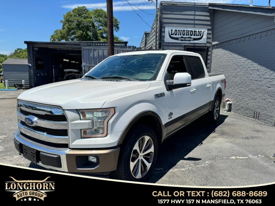 2015 Ford F-150 4WD SuperCrew 145" King Ranch, available for sale in Mansfield, Texas | Longhorn Auto Group. Mansfield, Texas 2015 Ford F-150 4WD SuperCrew 145" King Ranch, available for sale in Mansfield, Texas | Longhorn Auto Group. Mansfield, Texas