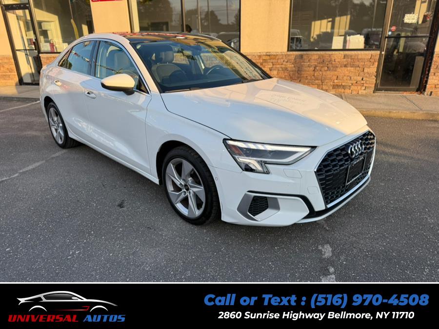 2023 Audi A3 Premium 40 TFSI, available for sale in Bellmore, New York | Universal Autos. Bellmore, New York 2023 Audi A3 Premium 40 TFSI, available for sale in Bellmore, New York | Universal Autos. Bellmore, New York