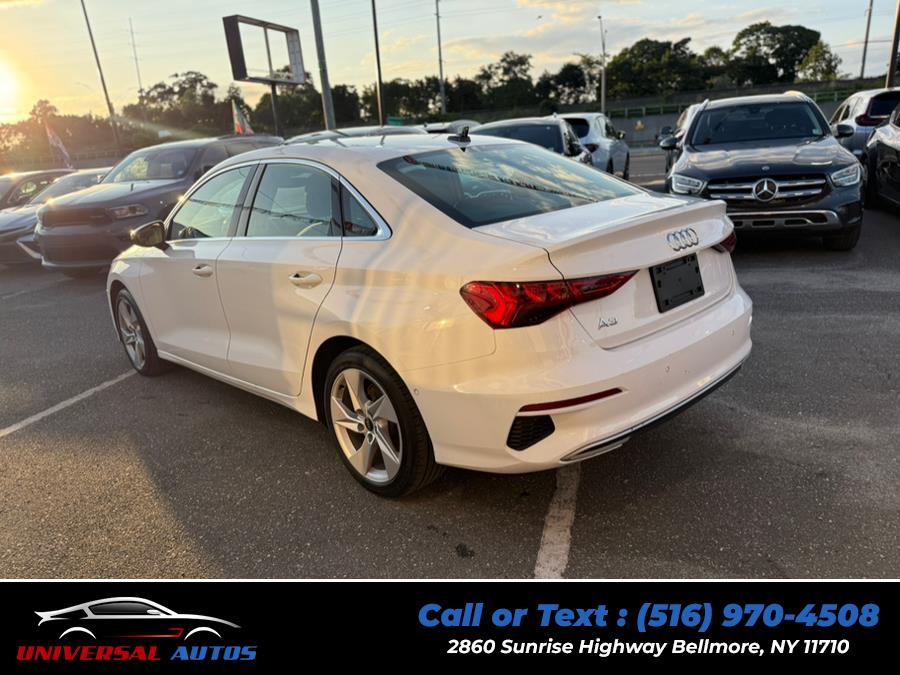 2023 Audi A3 Premium 40 TFSI, available for sale in Bellmore, New York | Universal Autos. Bellmore, New York 2023 Audi A3 Premium 40 TFSI, available for sale in Bellmore, New York | Universal Autos. Bellmore, New York