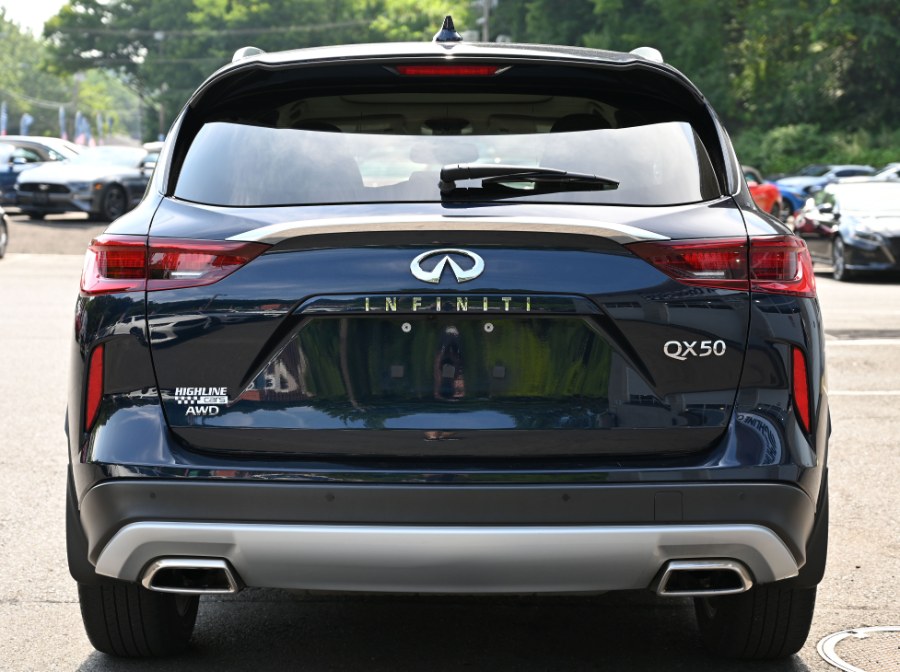 2022 INFINITI QX50 LUXE AWD, available for sale in Waterbury, Connecticut | Highline Car Connection. Waterbury, Connecticut 2022 INFINITI QX50 LUXE AWD, available for sale in Waterbury, Connecticut | Highline Car Connection. Waterbury, Connecticut