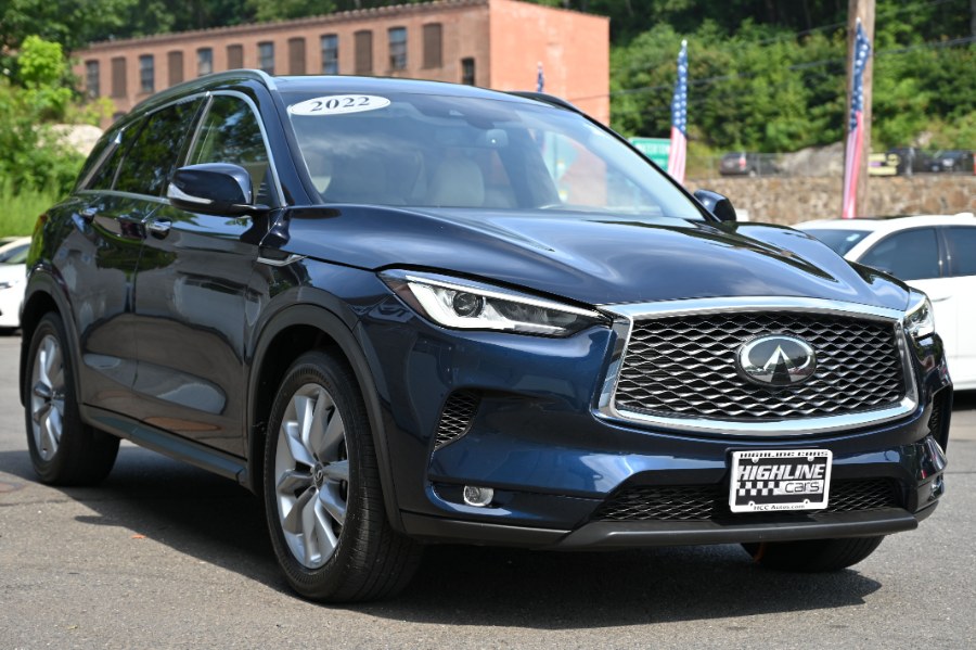 2022 INFINITI QX50 LUXE AWD, available for sale in Waterbury, Connecticut | Highline Car Connection. Waterbury, Connecticut 2022 INFINITI QX50 LUXE AWD, available for sale in Waterbury, Connecticut | Highline Car Connection. Waterbury, Connecticut