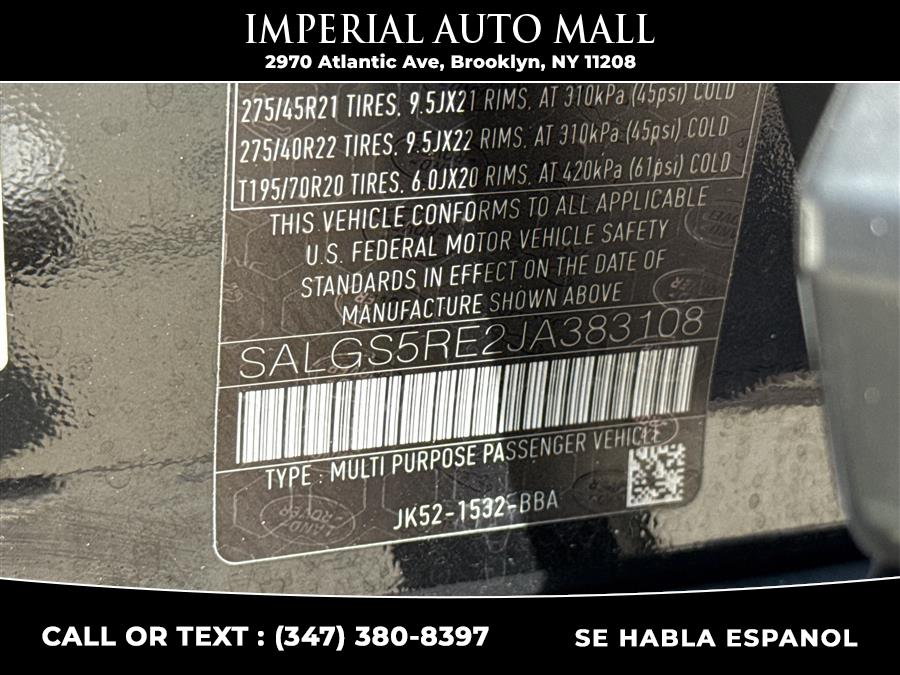 2018 Land Rover Range Rover V8 Supercharged LWB, available for sale in Brooklyn, New York | Imperial Auto Mall. Brooklyn, New York 2018 Land Rover Range Rover V8 Supercharged LWB, available for sale in Brooklyn, New York | Imperial Auto Mall. Brooklyn, New York