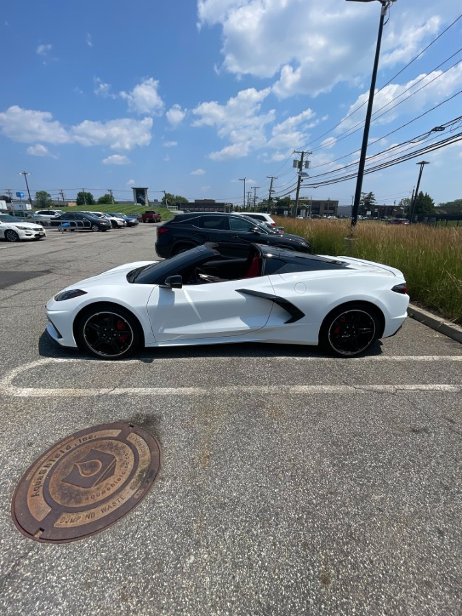 2024 Chevrolet Corvette Stingray LT1 3,950 MILES / WHITE / ADRENALIN RED INT., available for sale in Rosedale, New York | Sunrise Auto Sales. Rosedale, New York 2024 Chevrolet Corvette Stingray LT1 3,950 MILES / WHITE / ADRENALIN RED INT., available for sale in Rosedale, New York | Sunrise Auto Sales. Rosedale, New York