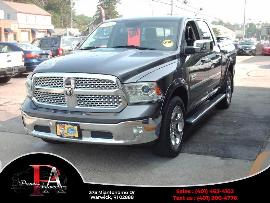2017 Ram 1500 Laramie, available for sale in Warwick, Rhode Island | Premier Automotive Sales. Warwick, Rhode Island 2017 Ram 1500 Laramie, available for sale in Warwick, Rhode Island | Premier Automotive Sales. Warwick, Rhode Island