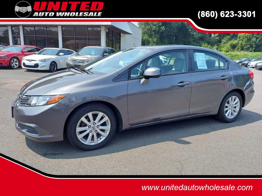 2012 Honda Civic Sdn 4dr Auto EX-L, available for sale in East Windsor, Connecticut | United Auto Sales of E Windsor, Inc. East Windsor, Connecticut 2012 Honda Civic Sdn 4dr Auto EX-L, available for sale in East Windsor, Connecticut | United Auto Sales of E Windsor, Inc. East Windsor, Connecticut