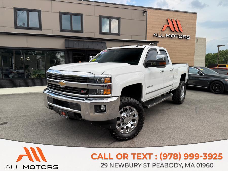 2015 Chevrolet Silverado 2500HD 4WD Double Cab 144.2" LTZ, available for sale in Peabody, Massachusetts | All Motors. Peabody, Massachusetts 2015 Chevrolet Silverado 2500HD 4WD Double Cab 144.2" LTZ, available for sale in Peabody, Massachusetts | All Motors. Peabody, Massachusetts