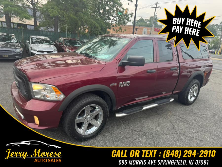 2017 Ram 1500 Express 4x4 Quad Cab 6''4" Box, available for sale in Springfield, New Jersey | Jerry Morese Auto Sales. Springfield, New Jersey 2017 Ram 1500 Express 4x4 Quad Cab 6''4" Box, available for sale in Springfield, New Jersey | Jerry Morese Auto Sales. Springfield, New Jersey