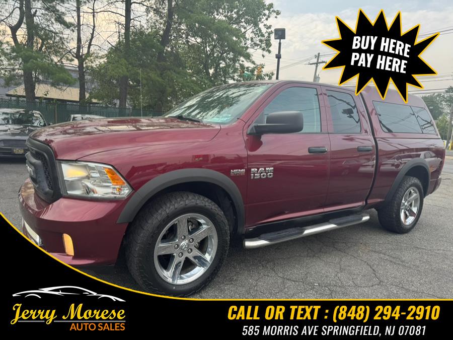 2017 Ram 1500 Express 4x4 Quad Cab 6''4" Box, available for sale in Springfield, New Jersey | Jerry Morese Auto Sales. Springfield, New Jersey 2017 Ram 1500 Express 4x4 Quad Cab 6''4" Box, available for sale in Springfield, New Jersey | Jerry Morese Auto Sales. Springfield, New Jersey