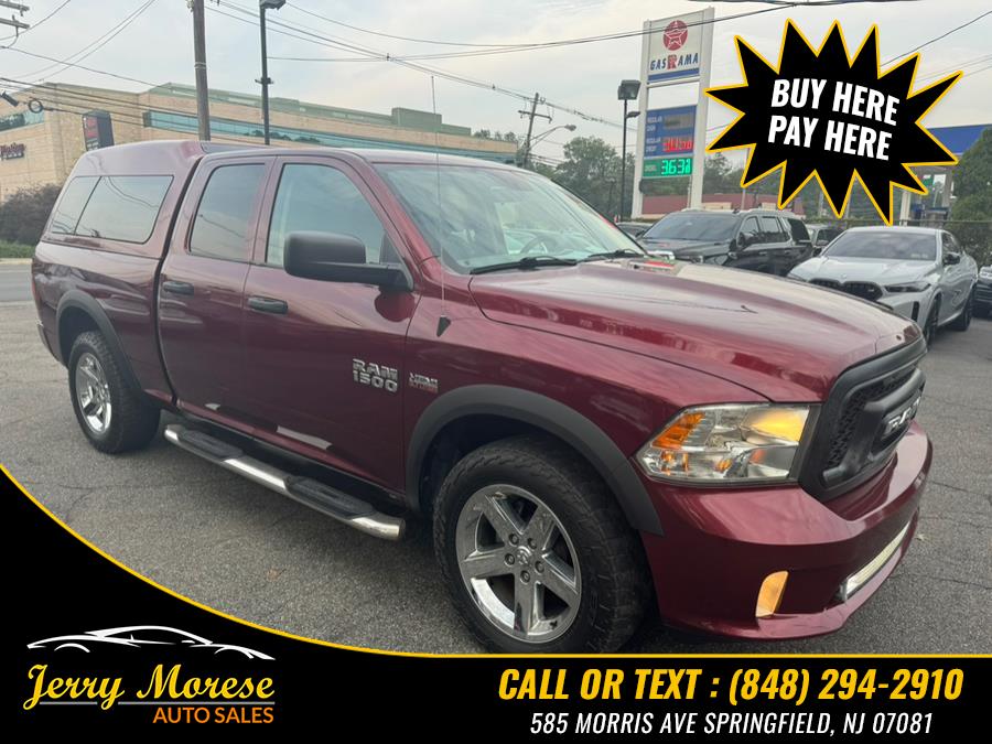 2017 Ram 1500 Express 4x4 Quad Cab 6''4" Box, available for sale in Springfield, New Jersey | Jerry Morese Auto Sales. Springfield, New Jersey 2017 Ram 1500 Express 4x4 Quad Cab 6''4" Box, available for sale in Springfield, New Jersey | Jerry Morese Auto Sales. Springfield, New Jersey