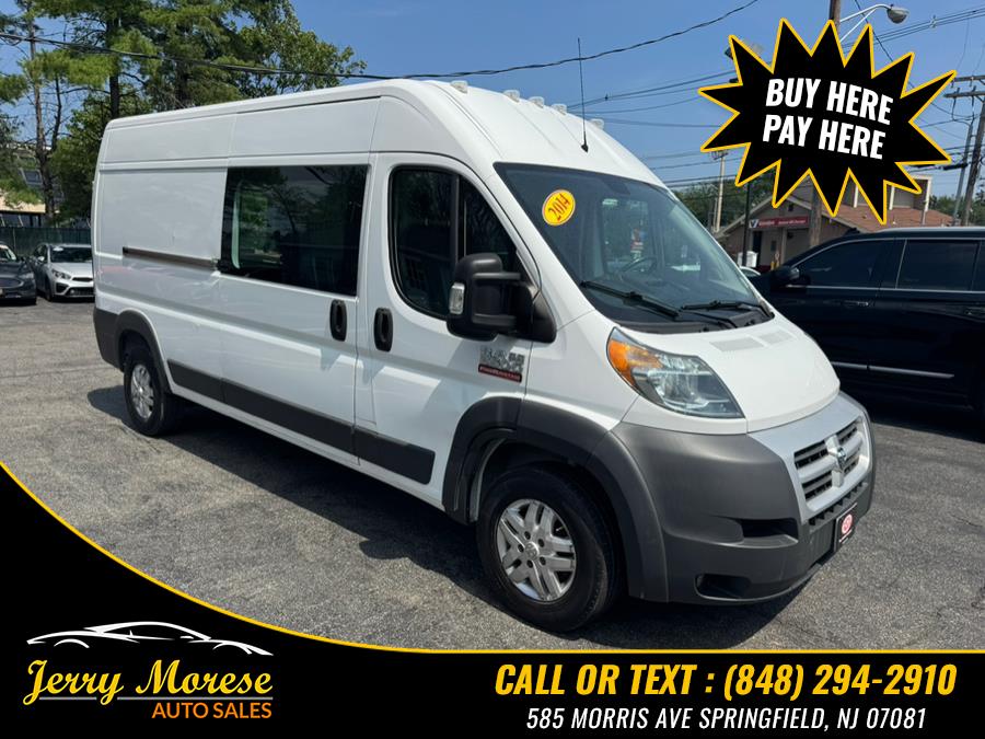 2014 Ram ProMaster Cargo Van 2500 High Roof 159" WB, available for sale in Springfield, New Jersey | Jerry Morese Auto Sales. Springfield, New Jersey 2014 Ram ProMaster Cargo Van 2500 High Roof 159" WB, available for sale in Springfield, New Jersey | Jerry Morese Auto Sales. Springfield, New Jersey