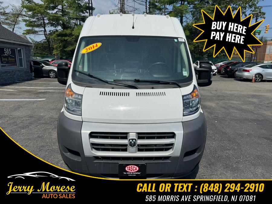 2014 Ram ProMaster Cargo Van 2500 High Roof 159" WB, available for sale in Springfield, New Jersey | Jerry Morese Auto Sales. Springfield, New Jersey 2014 Ram ProMaster Cargo Van 2500 High Roof 159" WB, available for sale in Springfield, New Jersey | Jerry Morese Auto Sales. Springfield, New Jersey