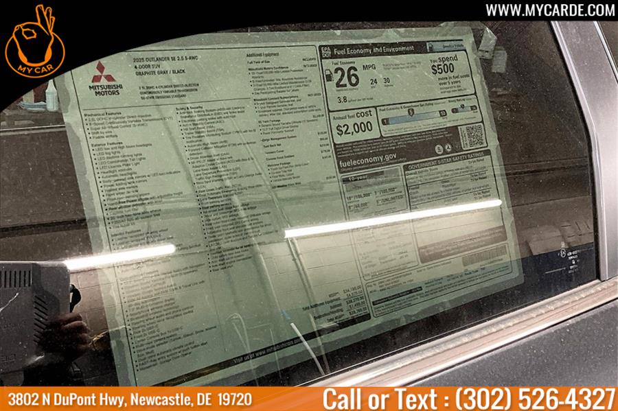 2025 Mitsubishi Outlander SE, available for sale in New Castle, Delaware | My Car. New Castle, Delaware 2025 Mitsubishi Outlander SE, available for sale in New Castle, Delaware | My Car. New Castle, Delaware