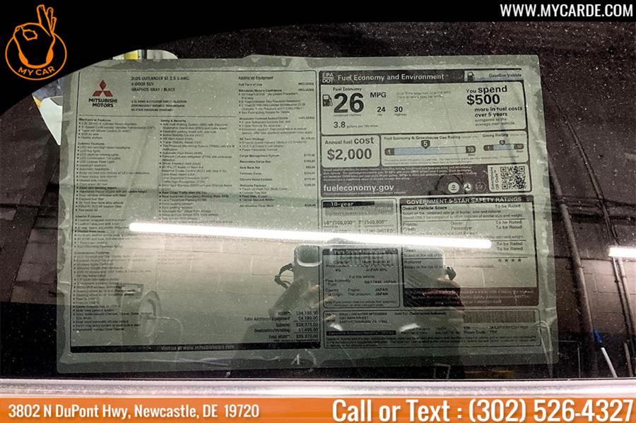 2025 Mitsubishi Outlander SE, available for sale in New Castle, Delaware | My Car. New Castle, Delaware 2025 Mitsubishi Outlander SE, available for sale in New Castle, Delaware | My Car. New Castle, Delaware