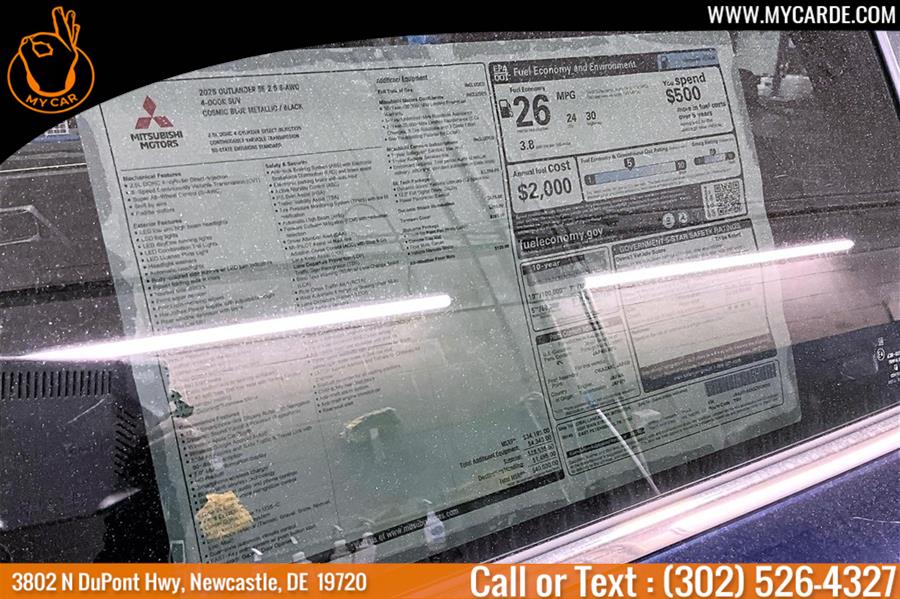 2025 Mitsubishi Outlander SE, available for sale in New Castle, Delaware | My Car. New Castle, Delaware 2025 Mitsubishi Outlander SE, available for sale in New Castle, Delaware | My Car. New Castle, Delaware