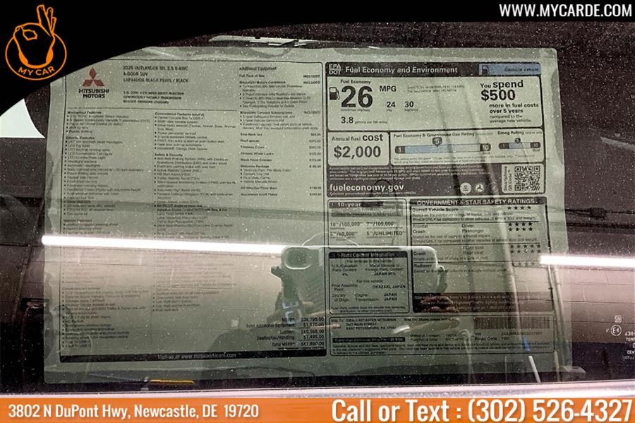 2025 Mitsubishi Outlander SEL, available for sale in New Castle, Delaware | My Car. New Castle, Delaware 2025 Mitsubishi Outlander SEL, available for sale in New Castle, Delaware | My Car. New Castle, Delaware