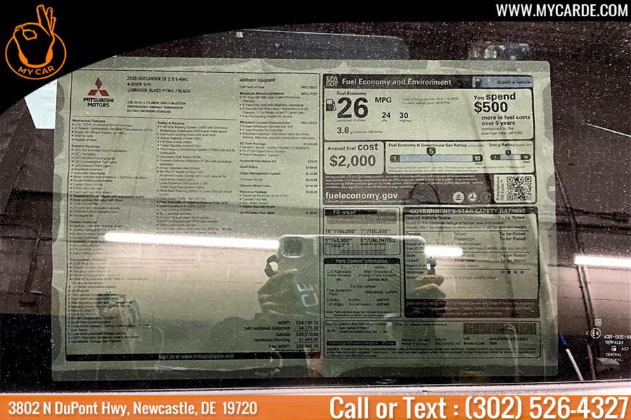 2025 Mitsubishi Outlander SE, available for sale in New Castle, Delaware | My Car. New Castle, Delaware 2025 Mitsubishi Outlander SE, available for sale in New Castle, Delaware | My Car. New Castle, Delaware