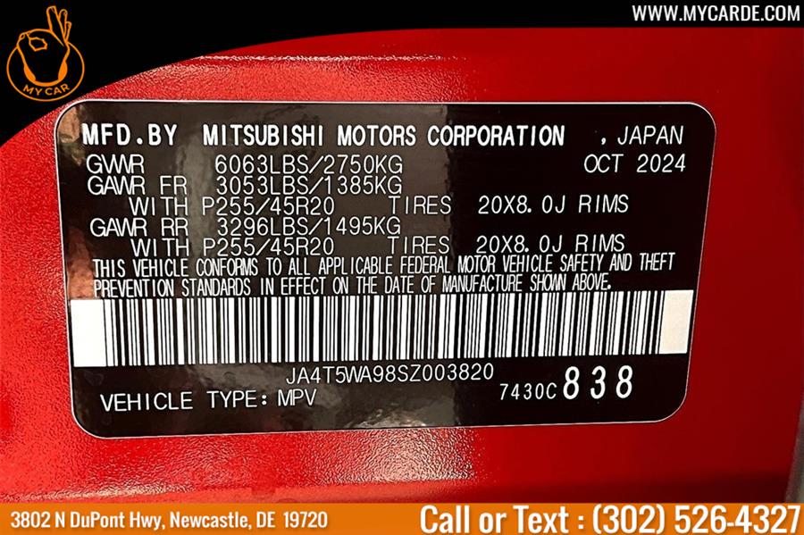 2025 Mitsubishi Outlander Phev SEL Black Edition, available for sale in New Castle, Delaware | My Car. New Castle, Delaware 2025 Mitsubishi Outlander Phev SEL Black Edition, available for sale in New Castle, Delaware | My Car. New Castle, Delaware