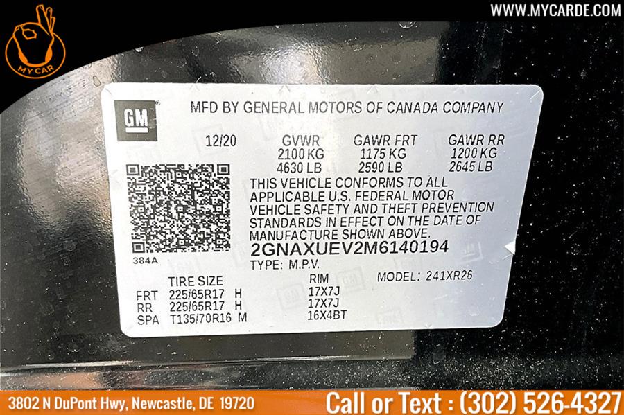 2021 Chevrolet Equinox LT, available for sale in New Castle, Delaware | My Car. New Castle, Delaware 2021 Chevrolet Equinox LT, available for sale in New Castle, Delaware | My Car. New Castle, Delaware