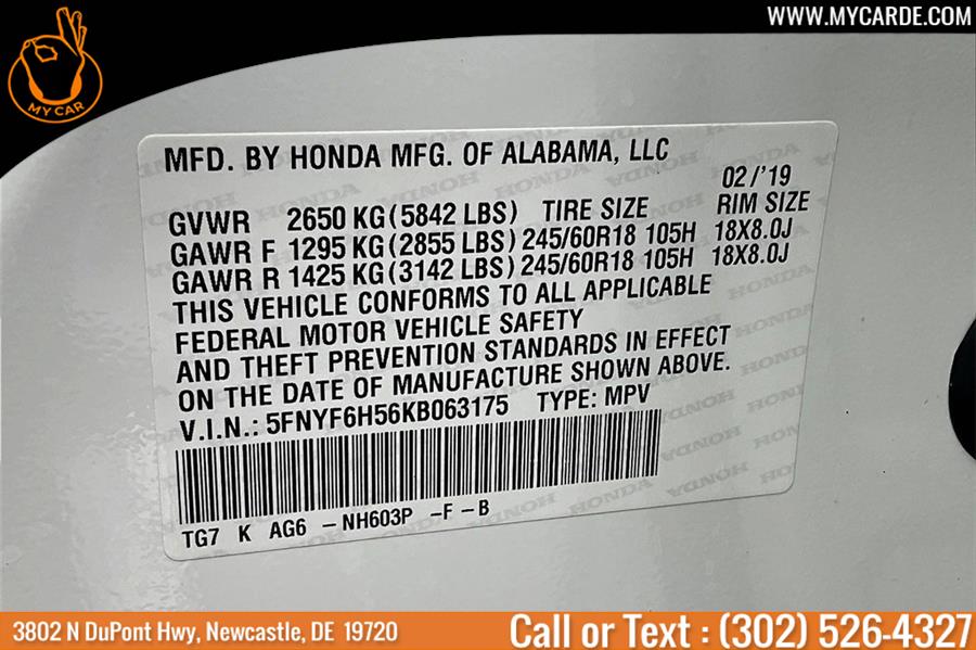 2019 Honda Pilot EX-L, available for sale in New Castle, Delaware | My Car. New Castle, Delaware 2019 Honda Pilot EX-L, available for sale in New Castle, Delaware | My Car. New Castle, Delaware