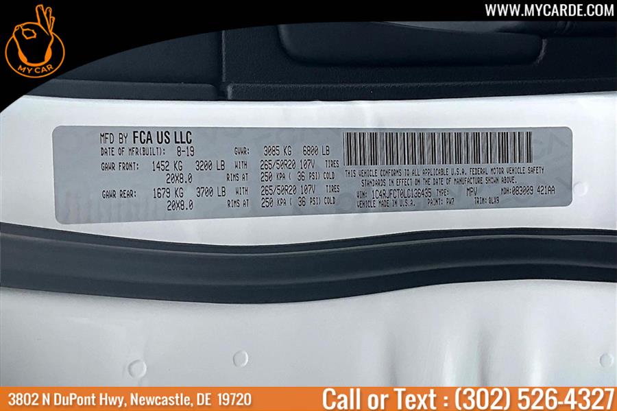 2020 Jeep Grand Cherokee High Altitude, available for sale in New Castle, Delaware | My Car. New Castle, Delaware 2020 Jeep Grand Cherokee High Altitude, available for sale in New Castle, Delaware | My Car. New Castle, Delaware