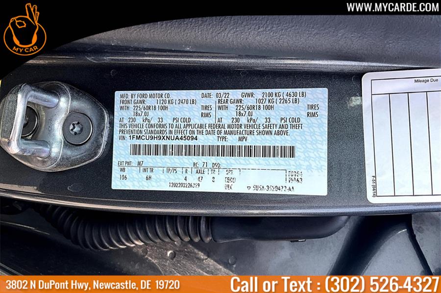 2022 Ford Escape SEL, available for sale in New Castle, Delaware | My Car. New Castle, Delaware 2022 Ford Escape SEL, available for sale in New Castle, Delaware | My Car. New Castle, Delaware