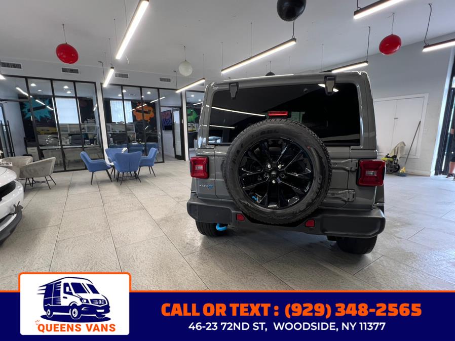 2022 Jeep Wrangler 4xe Unlimited Sahara 4x4, available for sale in Woodside, New York | Queens Vans LLC. Woodside, New York 2022 Jeep Wrangler 4xe Unlimited Sahara 4x4, available for sale in Woodside, New York | Queens Vans LLC. Woodside, New York
