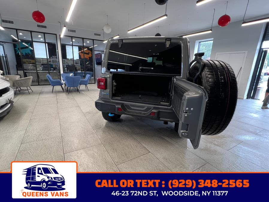 2022 Jeep Wrangler 4xe Unlimited Sahara 4x4, available for sale in Woodside, New York | Queens Vans LLC. Woodside, New York 2022 Jeep Wrangler 4xe Unlimited Sahara 4x4, available for sale in Woodside, New York | Queens Vans LLC. Woodside, New York