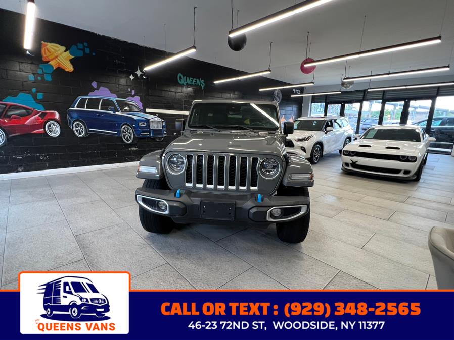 2022 Jeep Wrangler 4xe Unlimited Sahara 4x4, available for sale in Woodside, New York | Queens Vans LLC. Woodside, New York 2022 Jeep Wrangler 4xe Unlimited Sahara 4x4, available for sale in Woodside, New York | Queens Vans LLC. Woodside, New York