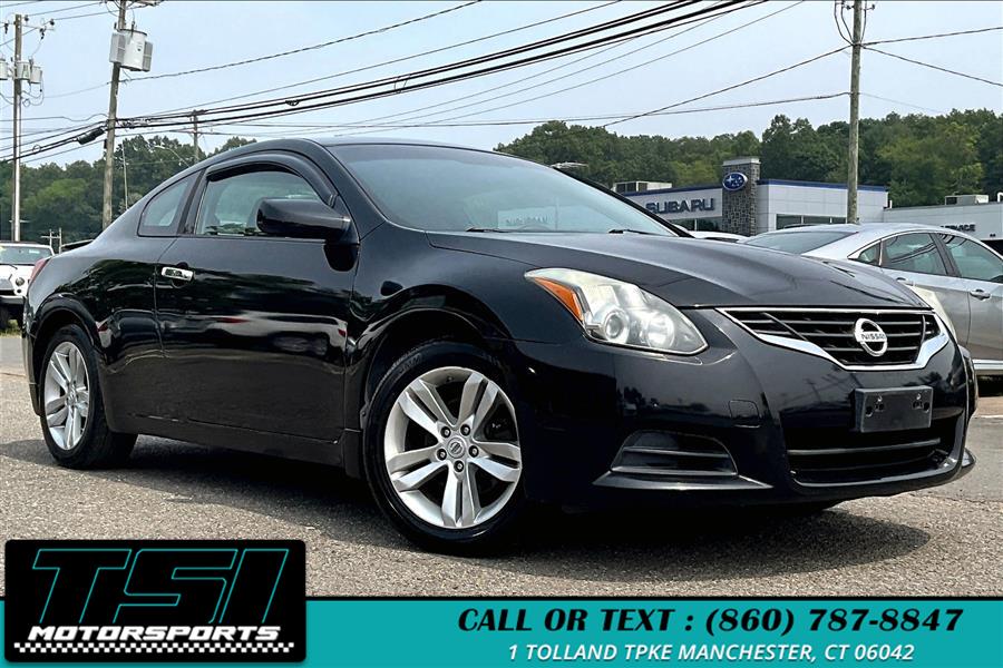 2012 Nissan Altima 2dr Cpe I4 CVT 2.5 S, available for sale in Manchester, Connecticut | TSI Motorsports. Manchester, Connecticut 2012 Nissan Altima 2dr Cpe I4 CVT 2.5 S, available for sale in Manchester, Connecticut | TSI Motorsports. Manchester, Connecticut