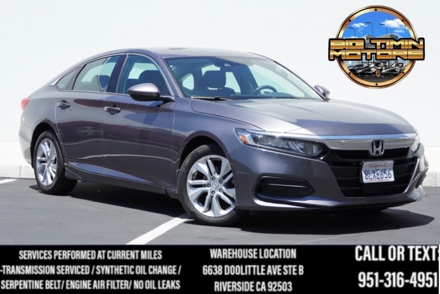 2019 Honda Accord Sedan LX 1.5T, available for sale in Riverside, California | Big Timin Motors LLC. Riverside, California 2019 Honda Accord Sedan LX 1.5T, available for sale in Riverside, California | Big Timin Motors LLC. Riverside, California