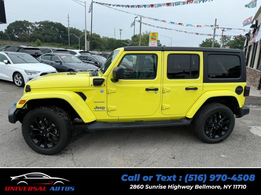 2023 Jeep Wrangler 4xe Sahara 4x4, available for sale in Bellmore, New York | Universal Autos. Bellmore, New York 2023 Jeep Wrangler 4xe Sahara 4x4, available for sale in Bellmore, New York | Universal Autos. Bellmore, New York