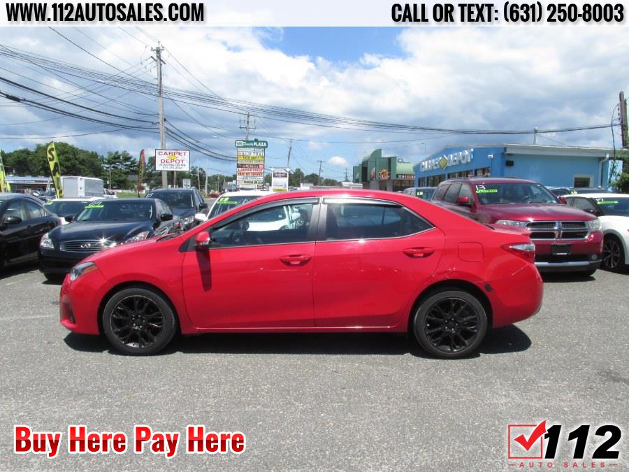 2016 Toyota Corolla S; Le; l 4dr Sdn CVT S Plus (Natl), available for sale in Patchogue, New York | 112 Auto Sales. Patchogue, New York 2016 Toyota Corolla S; Le; l 4dr Sdn CVT S Plus (Natl), available for sale in Patchogue, New York | 112 Auto Sales. Patchogue, New York