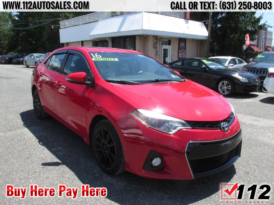 2016 Toyota Corolla S; Le; l 4dr Sdn CVT S Plus (Natl), available for sale in Patchogue, New York | 112 Auto Sales. Patchogue, New York 2016 Toyota Corolla S; Le; l 4dr Sdn CVT S Plus (Natl), available for sale in Patchogue, New York | 112 Auto Sales. Patchogue, New York