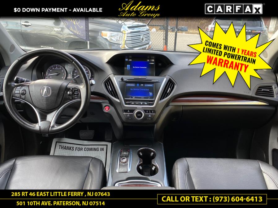 2016 Acura MDX SH-AWD 4dr w/AcuraWatch Plus, available for sale in Paterson, New Jersey | Adams Auto Group. Paterson, New Jersey 2016 Acura MDX SH-AWD 4dr w/AcuraWatch Plus, available for sale in Paterson, New Jersey | Adams Auto Group. Paterson, New Jersey