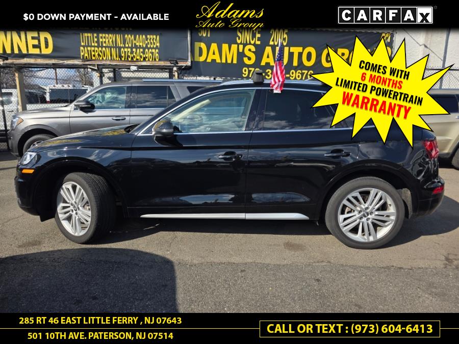 2019 Audi Q5 Premium Plus 45 TFSI quattro, available for sale in Paterson, New Jersey | Adams Auto Group. Paterson, New Jersey 2019 Audi Q5 Premium Plus 45 TFSI quattro, available for sale in Paterson, New Jersey | Adams Auto Group. Paterson, New Jersey