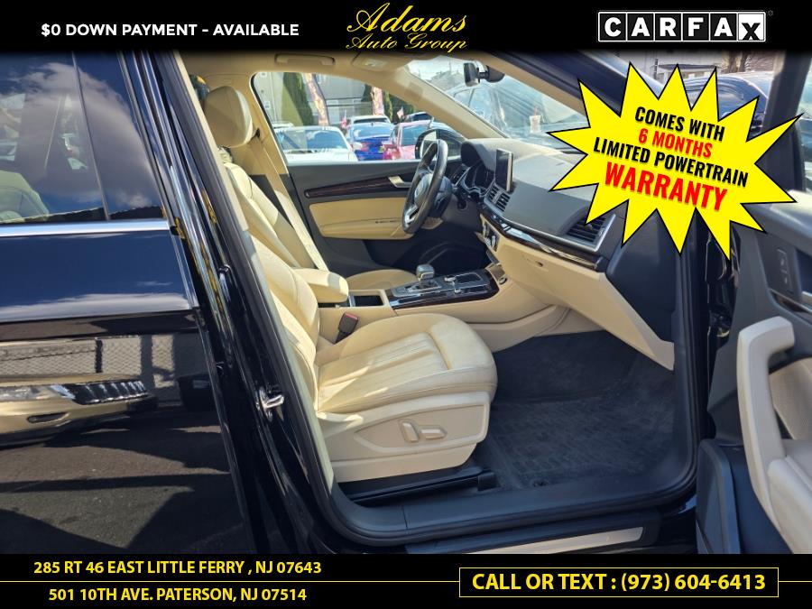 2019 Audi Q5 Premium Plus 45 TFSI quattro, available for sale in Paterson, New Jersey | Adams Auto Group. Paterson, New Jersey 2019 Audi Q5 Premium Plus 45 TFSI quattro, available for sale in Paterson, New Jersey | Adams Auto Group. Paterson, New Jersey