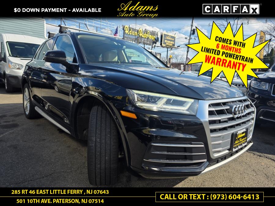 2019 Audi Q5 Premium Plus 45 TFSI quattro, available for sale in Paterson, New Jersey | Adams Auto Group. Paterson, New Jersey 2019 Audi Q5 Premium Plus 45 TFSI quattro, available for sale in Paterson, New Jersey | Adams Auto Group. Paterson, New Jersey