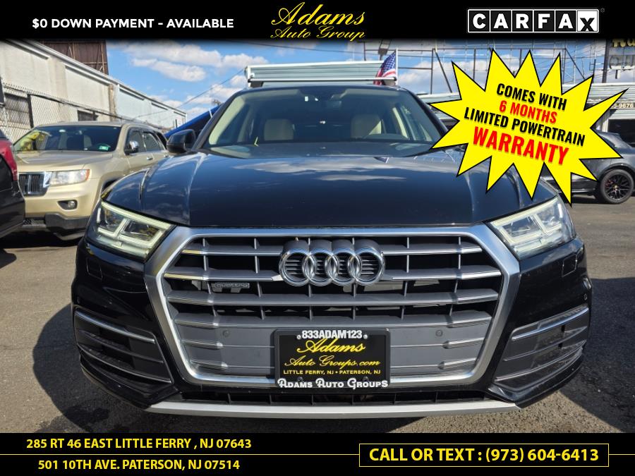2019 Audi Q5 Premium Plus 45 TFSI quattro, available for sale in Paterson, New Jersey | Adams Auto Group. Paterson, New Jersey 2019 Audi Q5 Premium Plus 45 TFSI quattro, available for sale in Paterson, New Jersey | Adams Auto Group. Paterson, New Jersey