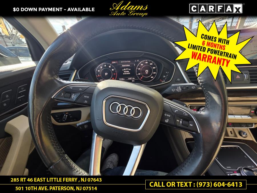 2019 Audi Q5 Premium Plus 45 TFSI quattro, available for sale in Paterson, New Jersey | Adams Auto Group. Paterson, New Jersey 2019 Audi Q5 Premium Plus 45 TFSI quattro, available for sale in Paterson, New Jersey | Adams Auto Group. Paterson, New Jersey