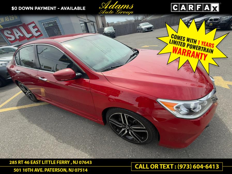 2017 Honda Accord Sedan Sport SE CVT, available for sale in Paterson, New Jersey | Adams Auto Group. Paterson, New Jersey 2017 Honda Accord Sedan Sport SE CVT, available for sale in Paterson, New Jersey | Adams Auto Group. Paterson, New Jersey