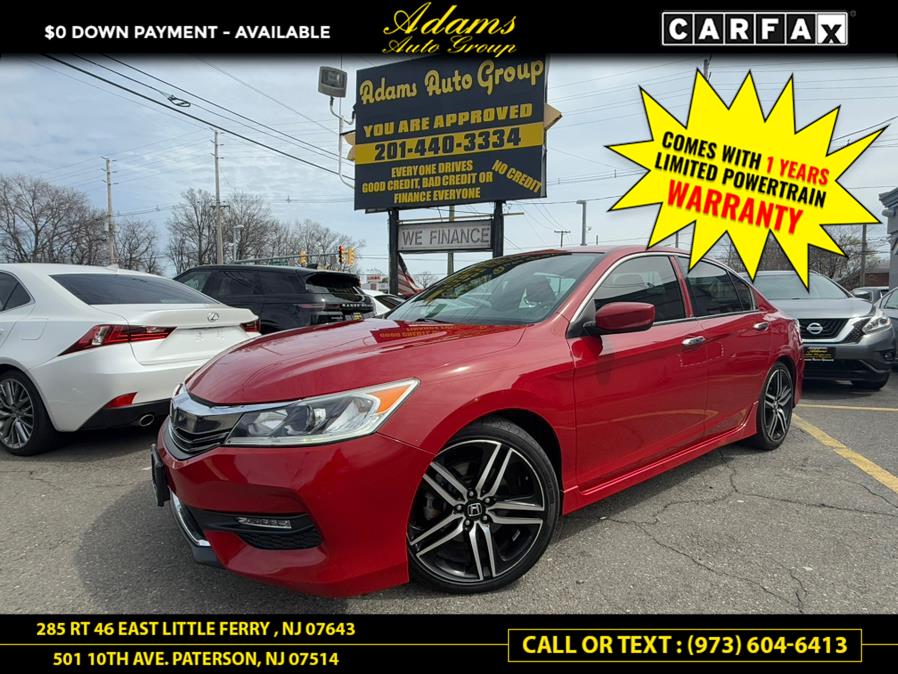 2017 Honda Accord Sedan Sport SE CVT, available for sale in Paterson, New Jersey | Adams Auto Group. Paterson, New Jersey 2017 Honda Accord Sedan Sport SE CVT, available for sale in Paterson, New Jersey | Adams Auto Group. Paterson, New Jersey