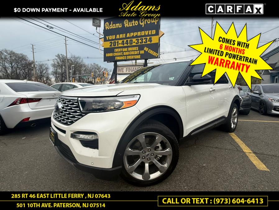 2020 Ford Explorer Platinum 4WD, available for sale in Paterson, New Jersey | Adams Auto Group. Paterson, New Jersey 2020 Ford Explorer Platinum 4WD, available for sale in Paterson, New Jersey | Adams Auto Group. Paterson, New Jersey